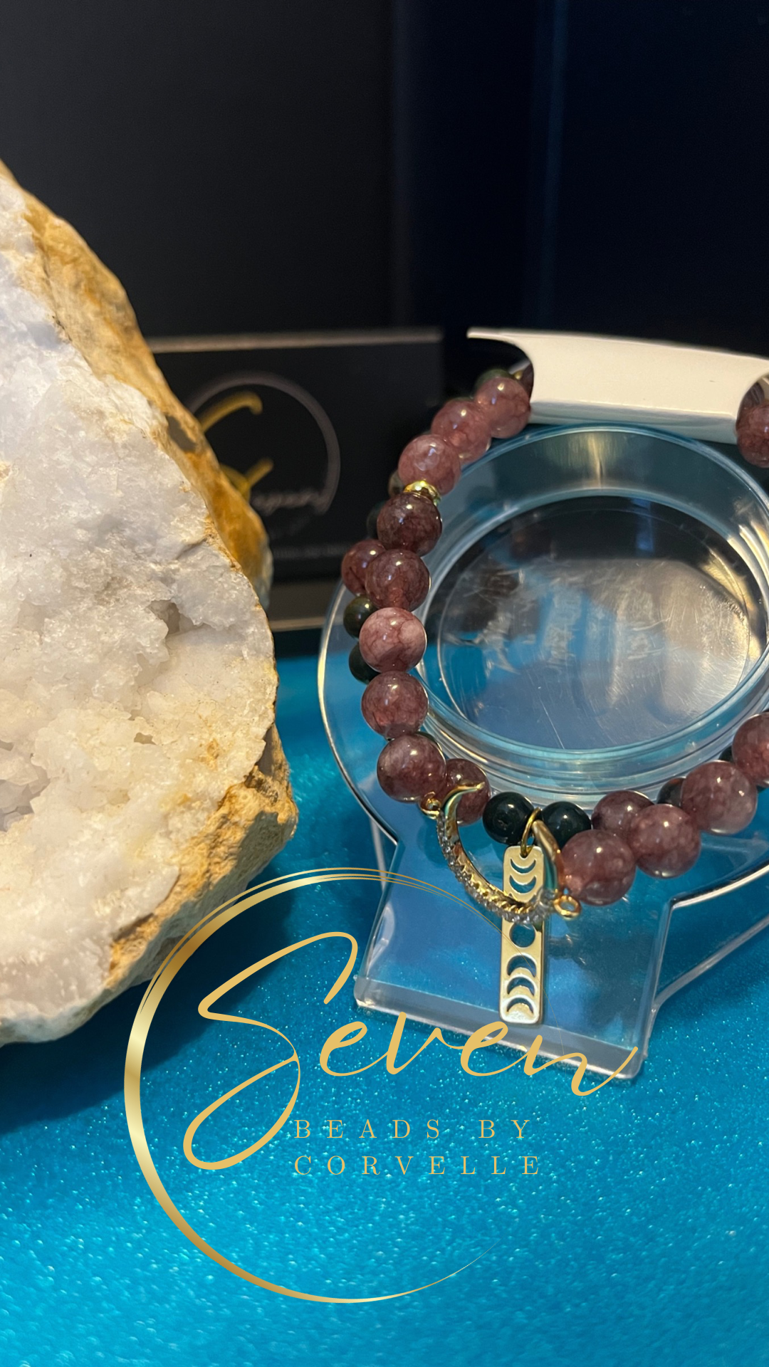 Stackable Crystal Moon Phases Bracelets